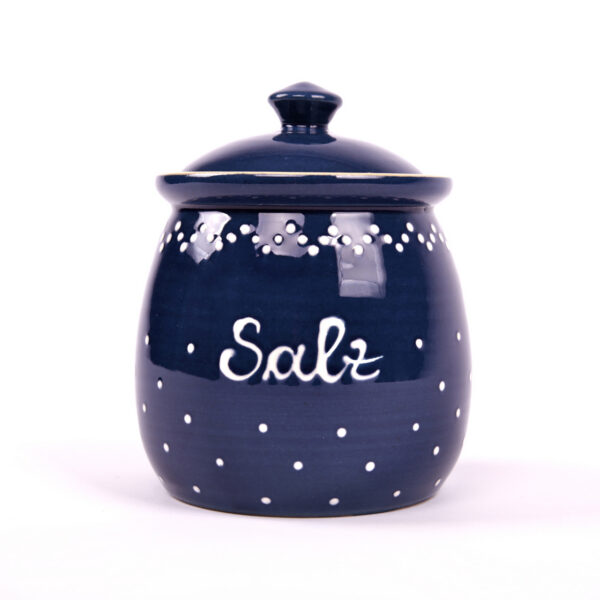 Zucker-/Salz-/Mehldose klein mit Schrift Salz