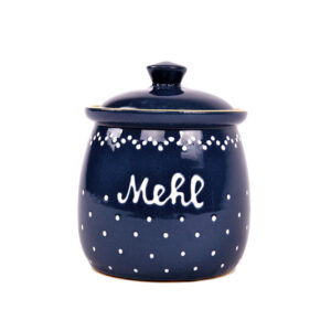 Zucker-/Salz-/Mehldose klein mit Schrift Mehl