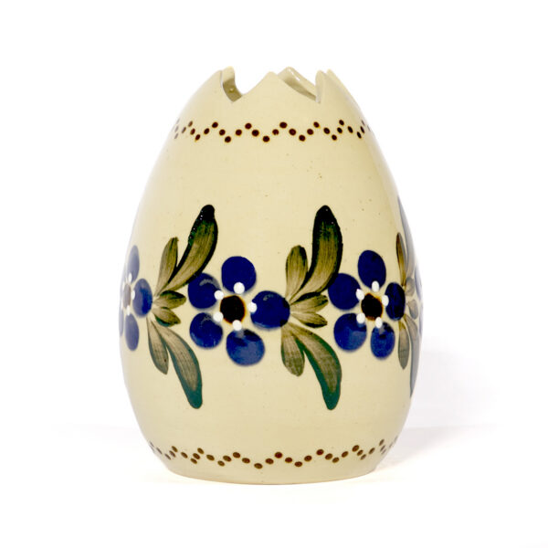 Frühlingsvase 17 mit blauer Blume