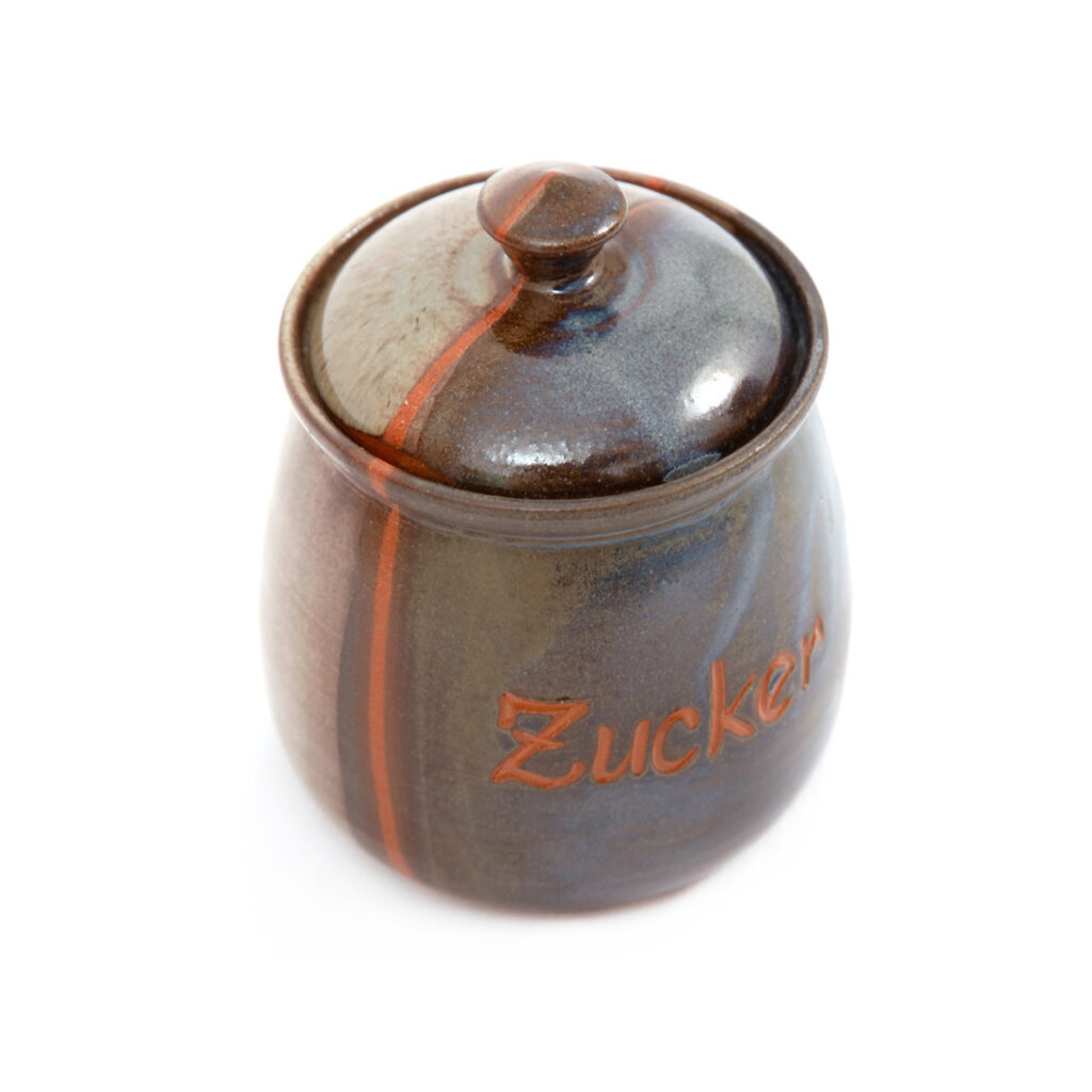 Zucker-/Salz-/Mehldose klein mit Schrift Mehl