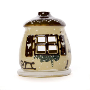 Räucher-/ Sommerhaus mit braunen Dach