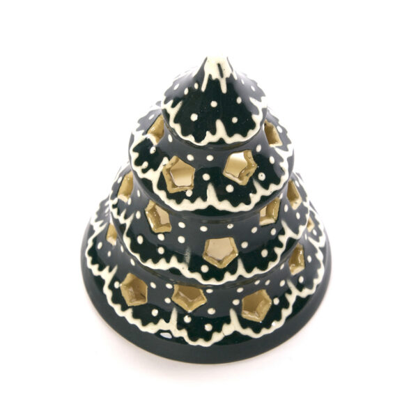 Weihnachtsbaum mittel Nr.2 grün mit weißer Malerei